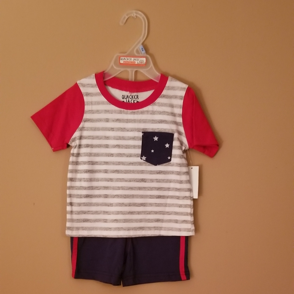 📎Star Spangled 2 PC Short Set